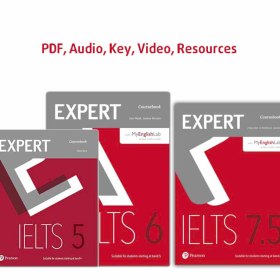 Expert Ielts Band 5, Band 6, Band 7.5 Download PDF, Audio, Key, Videos, Teacher's Book, Resources image